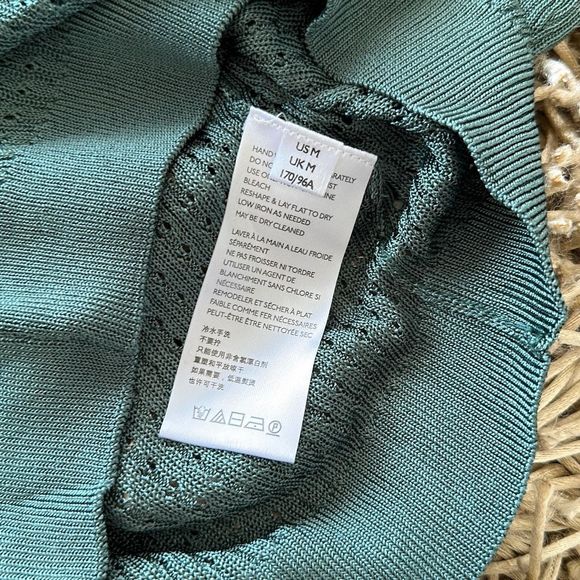 Free People Crewneck Sweater Jaded Size M - Picture 9 of 10